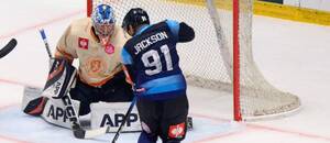 Robby Jackson v drese HK Nitra v CHL 2026/2027.