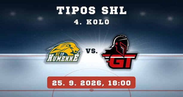 HC 19 Humenné – HK Gladiators Trnava, 4.&nbsp;kolo TIPOS SHL, 25. 9.&nbsp;2026