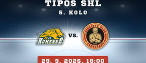 HC 19 Humenné – HC MUŠLA Topoľčany, 5. kolo TIPOS SHL, 29. 9. 2026