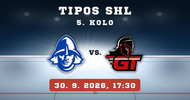 Rytieri Martin – HK Gladiators Trnava, 5.&nbsp;kolo TIPOS SHL, 30. 9.&nbsp;2026