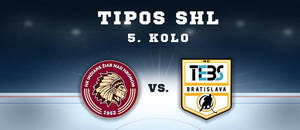 5. kolo TIPOS SHL Žiar nad Hronom vs. Bratislava.