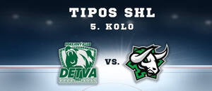 5. kolo TIPOS SHL Detva vs. Nové Zámky.