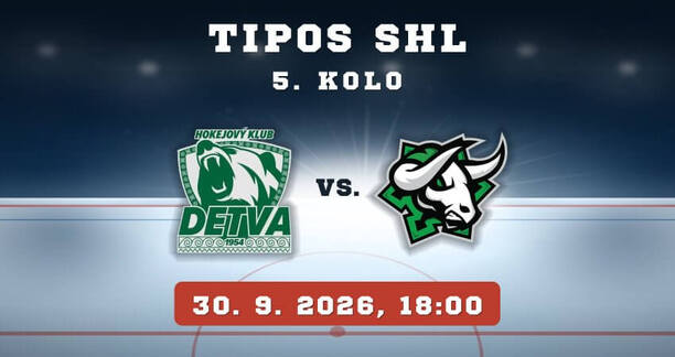5. kolo TIPOS SHL Detva vs. Nové Zámky.