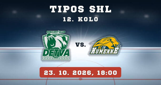 12. kolo TIPOS SHL Detva vs. Humenné.