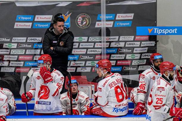 Tímová lavička klubu HC Prešov.
