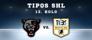 HK '95 Považská Bystrica – HC crypto4me TEBS Bratislava, 13. kolo TIPOS SHL, 27. 10. 2026