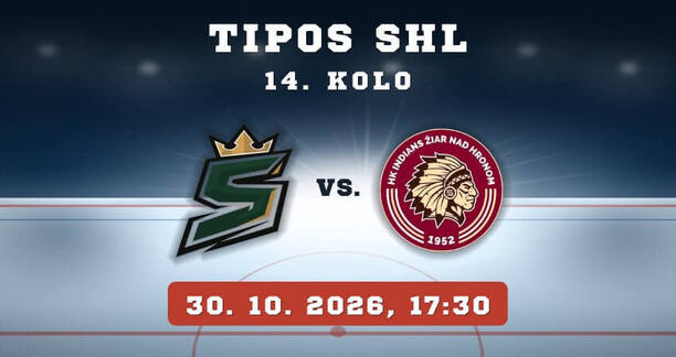 HK Skalica – HK Žiar nad&nbsp;Hronom, 14. kolo TIPOS SHL, 30. 10. 2026